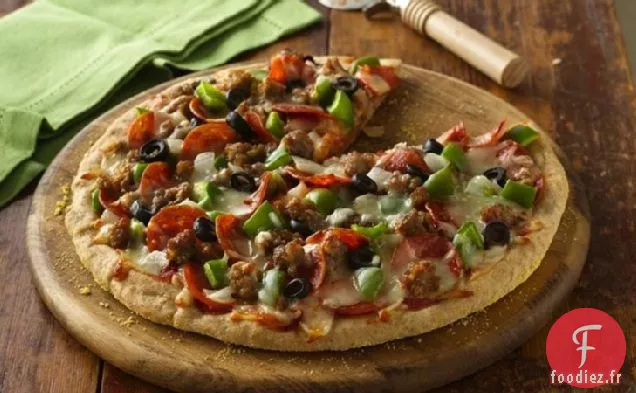 Pizza Copieuse pour les Amateurs de Viande