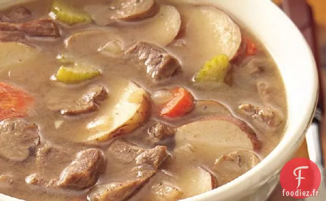 Soupe de Steak et de Tater à la Mijoteuse