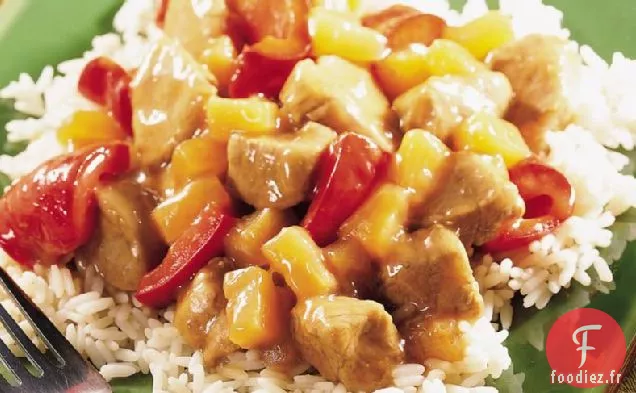 Porc Aigre-Doux à la Mijoteuse