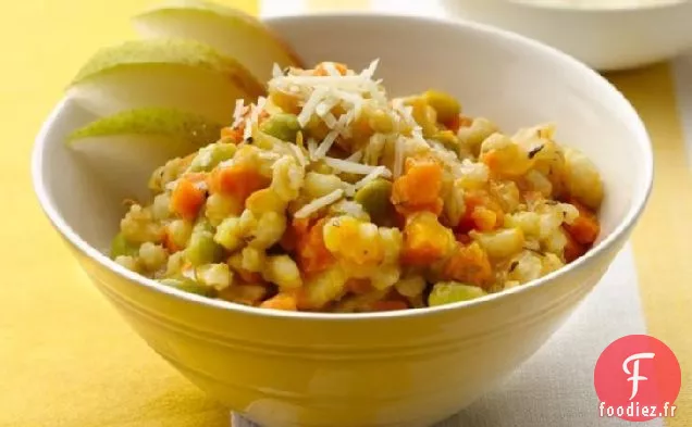 Risotto à la Patate Douce et à l'Orge à la Mijoteuse