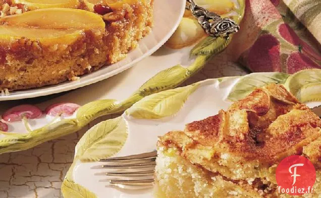 Gâteau aux Poires à l'envers