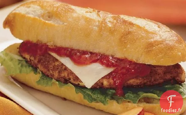 Sandwichs au Poulet Italiens Rapides