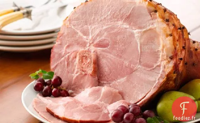 Jambon Cuit Glacé Au Miel (Taille de la Foule)