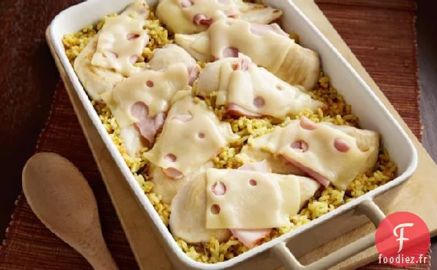 Cordon Bleu de Poulet et Cocotte de Riz