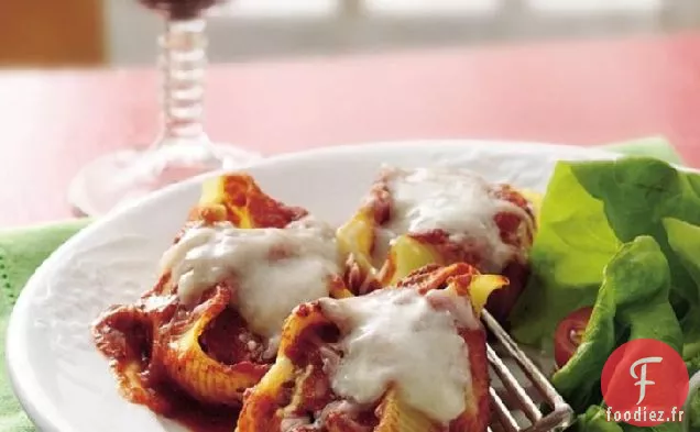 Coquilles de Pâtes Farcies à la Saucisse