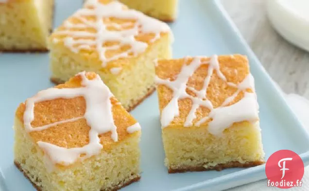 Barres à Gâteau au Citron et au Beurre