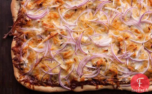 Pizza au Poulet BBQ