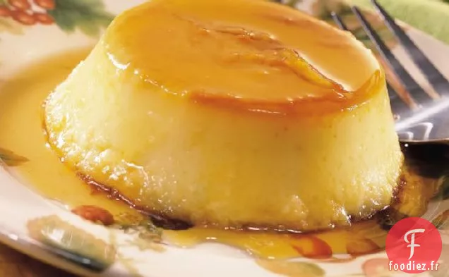 Crème Caramel aux Pommes