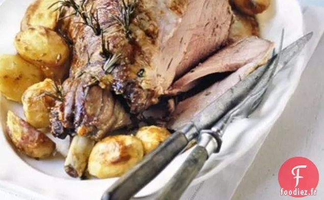Agneau Rôti au Romarin et au Miel