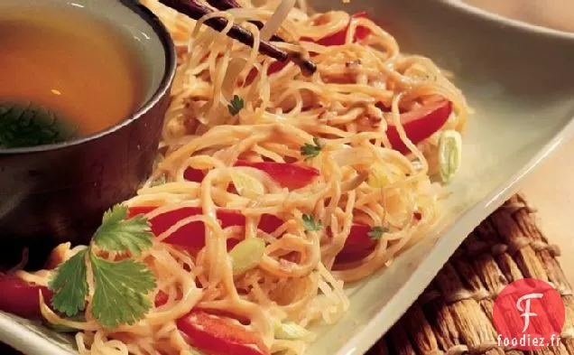 Nouilles de Riz à la Sauce aux Arachides