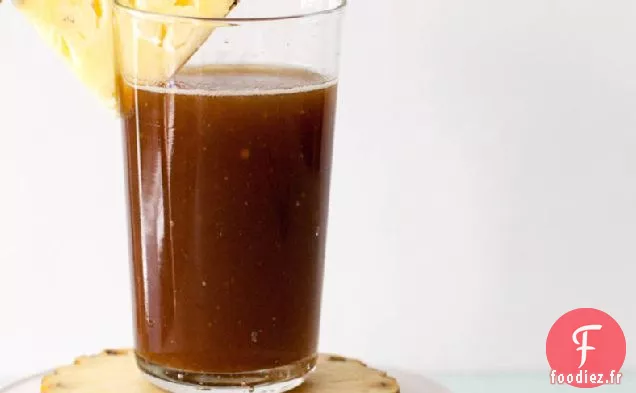 Glaçage Facile à l'Ananas et au Gingembre