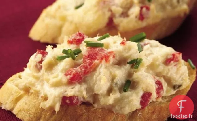 Crostini de Crabe Chaud