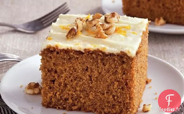 Gâteau aux Épices Givré aux Agrumes