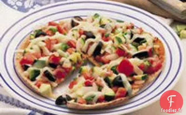 Pizza Pita Végétarienne