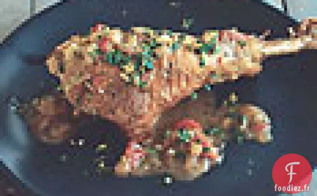Jarrets De Bœuf Braisés À l'Ail