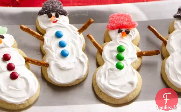 Bonhommes de Neige aux Biscuits au Sucre