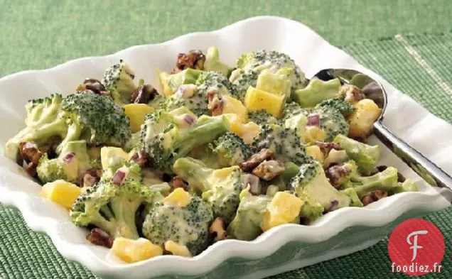 Salade Épicée de Brocoli et de Mangue
