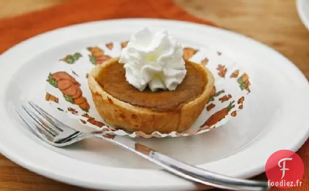Bouchées de Tarte au Bourbon et à la Citrouille