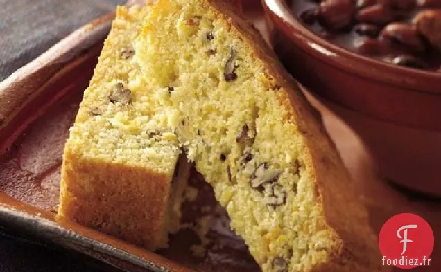 Pain Sucré au Maïs et aux Pacanes