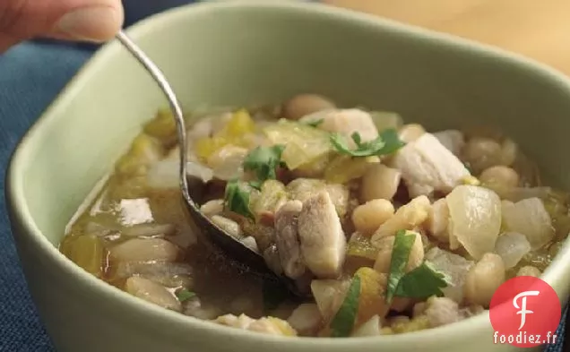 Chili Vert, Chili au Poulet et aux Haricots