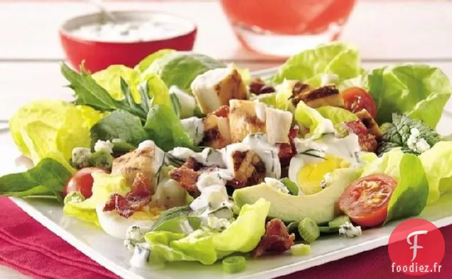 Salade Cobb au Concombre - Vinaigrette Ranch