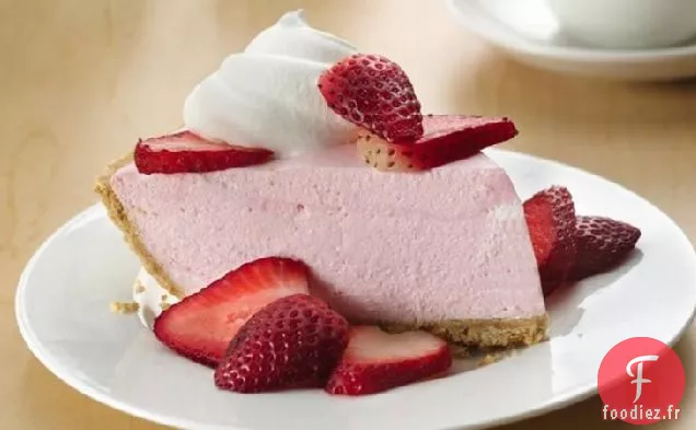 Tarte aux Fraises Crémeuse Sans Cuisson