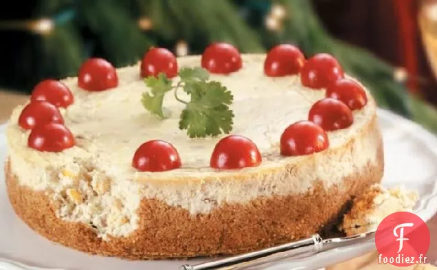 Gâteau au Fromage au Chili Vert