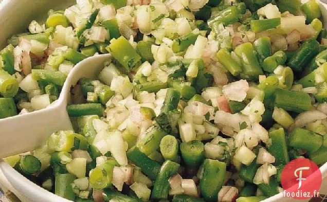 Salade Épicée de Haricots et de Concombres