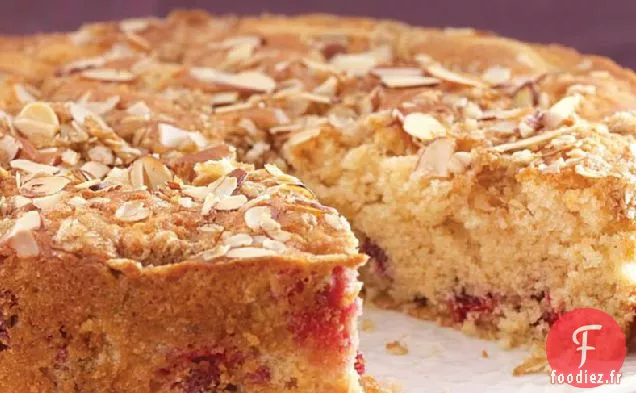 Gâteau au Café Aux Canneberges et Aux Amandes
