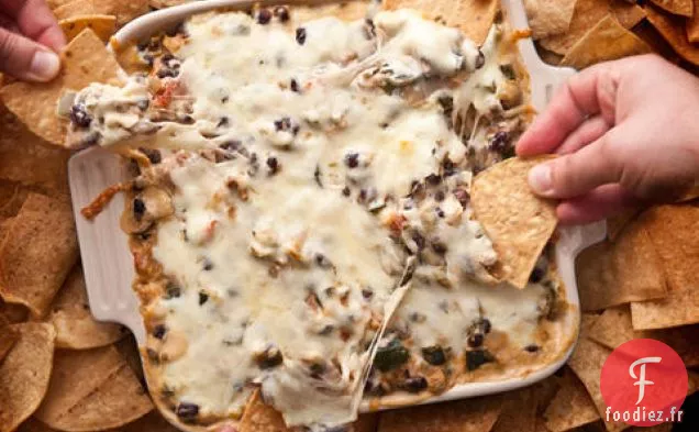 Trempette au Poulet Épicé et Taco au Chili
