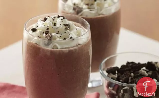 Biscuits à la Banane au Chocolat et Smoothies à la Crème