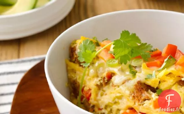 Cocotte de Petit-déjeuner Mexicaine à la Mijoteuse