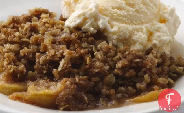 Croustillant aux Pommes Au Caramel