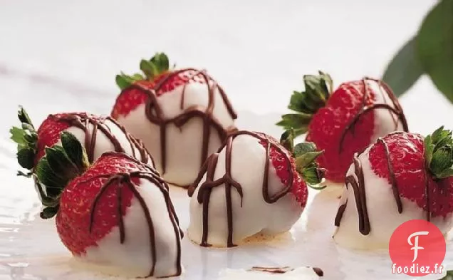 Fraises Trempées au Chocolat Blanc