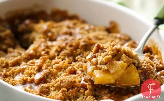 Croustillant à l'Avoine aux Pommes Et au Caramel