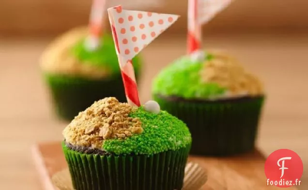 Cupcakes Trou-en-Un pour la Fête des Pères