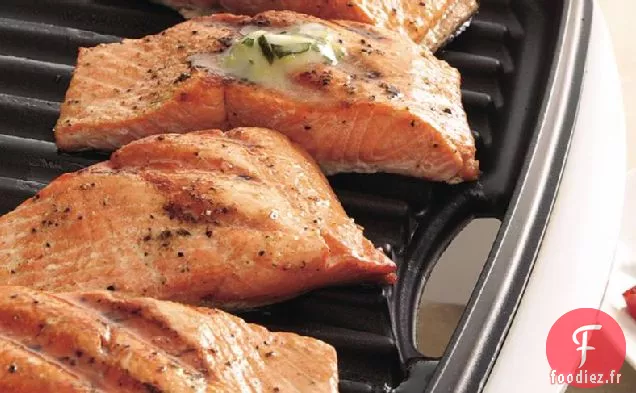 Saumon Grillé aux Légumes