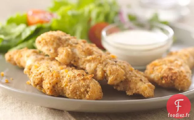 Doigts de Poulet Au Fromage Double