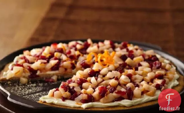 Pizza aux Poires et aux Canneberges