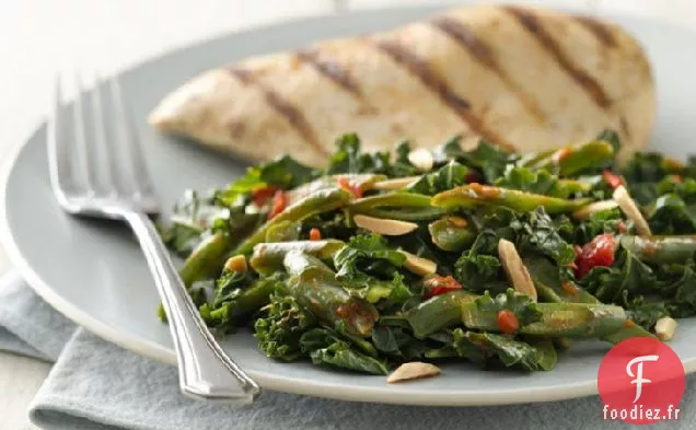 Haricots Verts Harissa et Chou Frisé