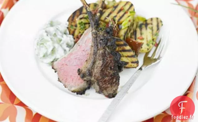 Carré D'Agneau Mariné À La Moutarde Et Au Romarin