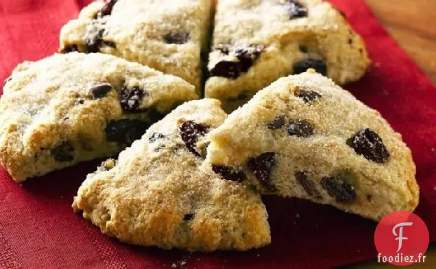 Scones aux Pépites de Cerise et de Chocolat