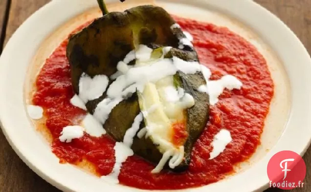 Poblanos Farcis au Fromage