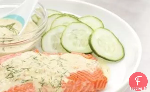 Saumon À La Sauce À L'Aneth De Dijon
