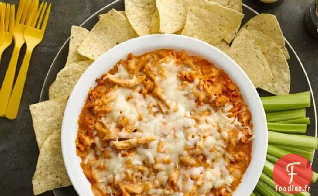 Trempette à Pizza au Poulet Buffalo