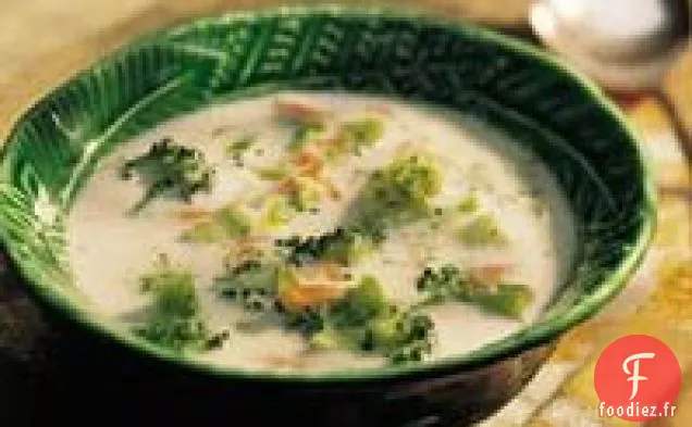 Soupe de Brocoli au Fromage et aux Pommes de Terre