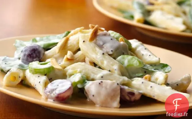 Salade de Pâtes au Poulet avec Vinaigrette Crémeuse au Citron