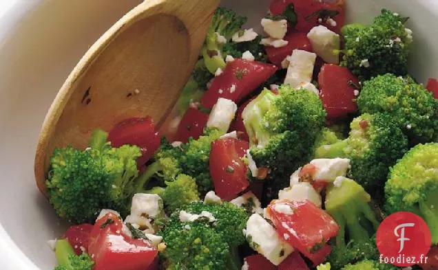 Salade de Brocoli, Feta et Tomates
