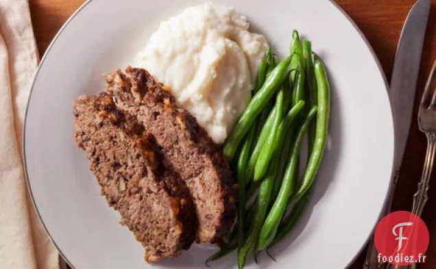 Pain de Viande aux Champignons et au Vin Rouge