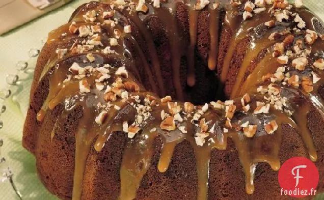 Gâteau Chocolat-Caramel - Noix